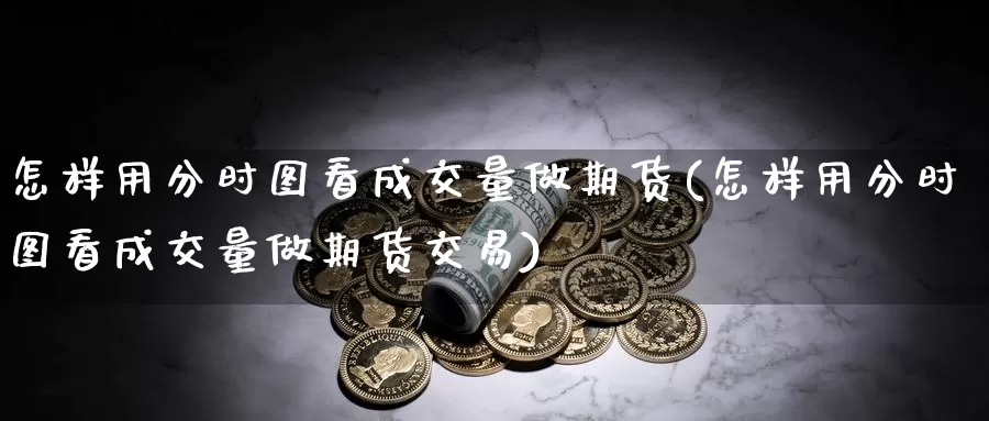 怎样用分时图看成交量做期货(怎样用分时图看成交量做期货交易)