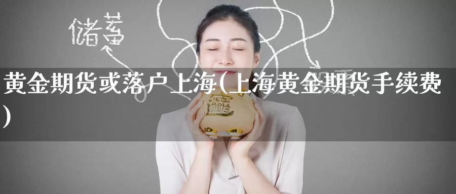 黄金期货或落户上海(上海黄金期货手续费)