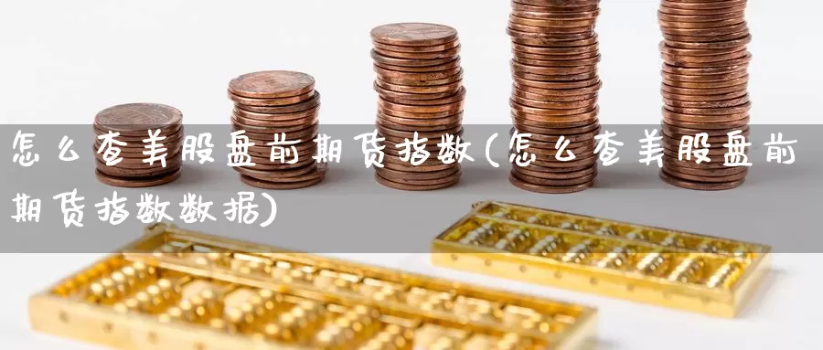 怎么查美股盘前期货指数(怎么查美股盘前期货指数数据)