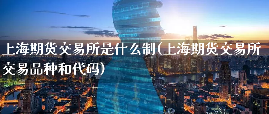 上海期货交易所是什么制(上海期货交易所交易品种和代码)