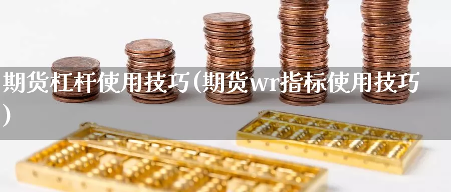 期货杠杆使用技巧(期货wr指标使用技巧)