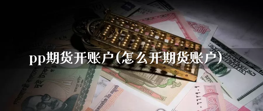 pp期货开账户(怎么开期货账户)