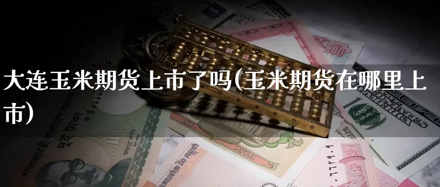 大连玉米期货上市了吗(玉米期货在哪里上市)