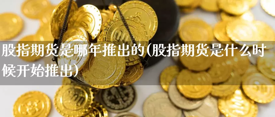 股指期货是哪年推出的(股指期货是什么时候开始推出)