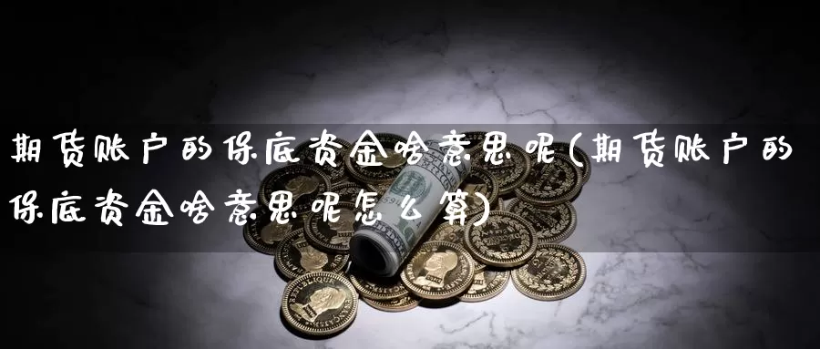 期货账户的保底资金啥意思呢(期货账户的保底资金啥意思呢怎么算)