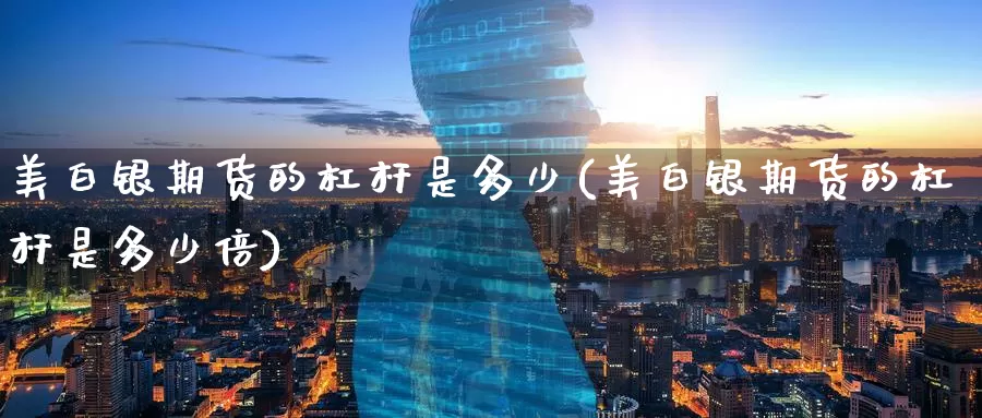 美白银期货的杠杆是多少(美白银期货的杠杆是多少倍)