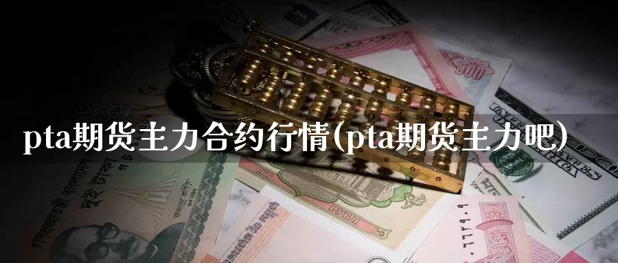 pta期货主力合约行情(pta期货主力吧)