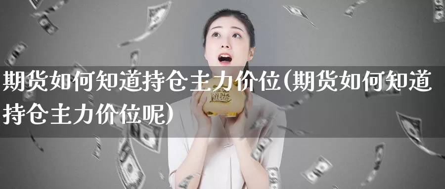 期货如何知道持仓主力价位(期货如何知道持仓主力价位呢)