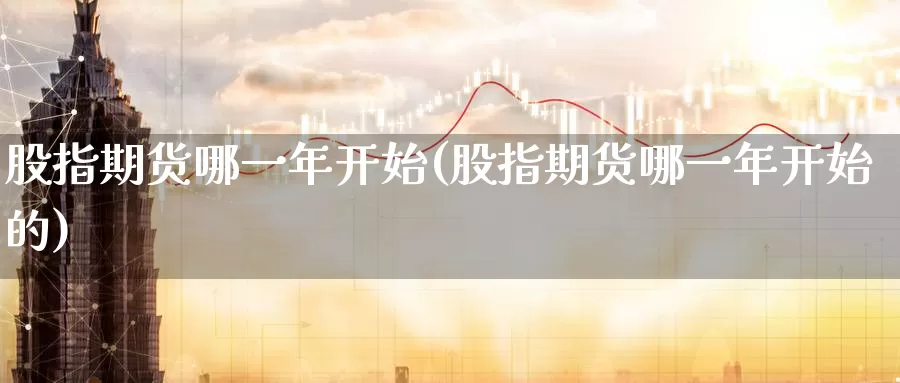 股指期货哪一年开始(股指期货哪一年开始的)