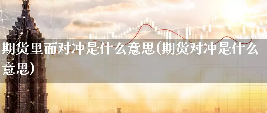 期货里面对冲是什么意思(期货对冲是什么意思)