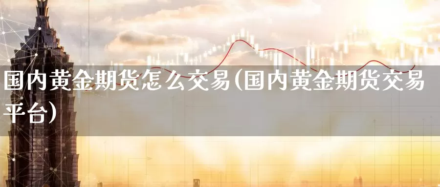 国内黄金期货怎么交易(国内黄金期货交易平台)