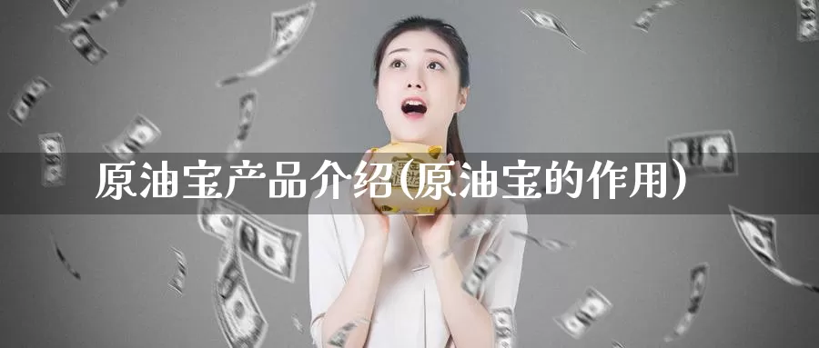 原油宝产品介绍(原油宝的作用)