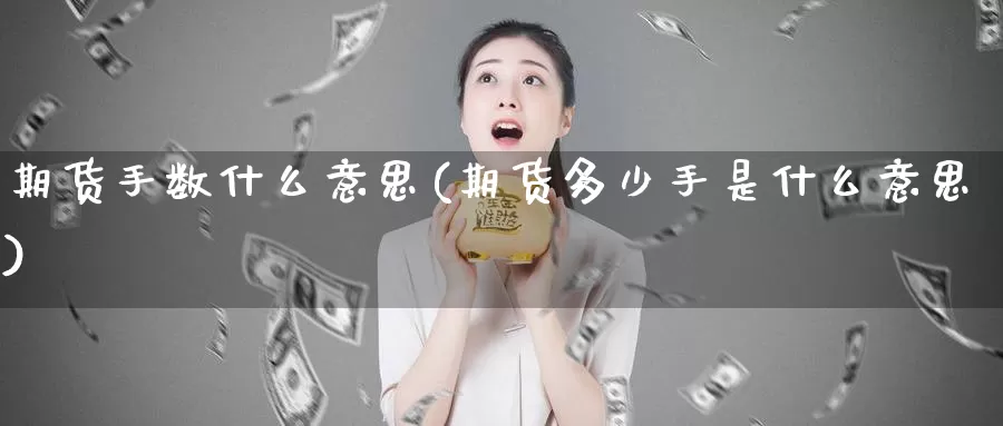 期货手数什么意思(期货多少手是什么意思)