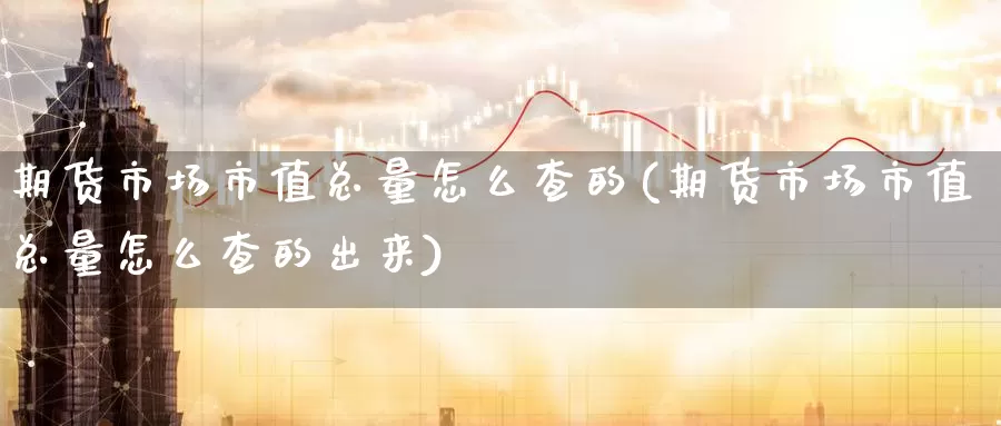 期货市场市值总量怎么查的(期货市场市值总量怎么查的出来)