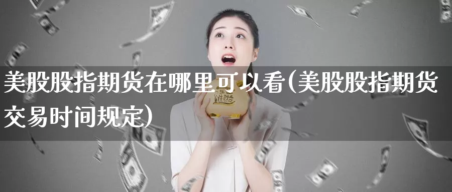 美股股指期货在哪里可以看(美股股指期货交易时间规定)