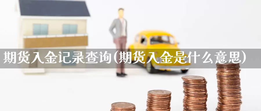 期货入金记录查询(期货入金是什么意思)