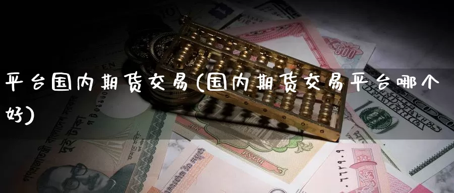 平台国内期货交易(国内期货交易平台哪个好)
