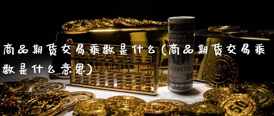 商品期货交易乘数是什么(商品期货交易乘数是什么意思)