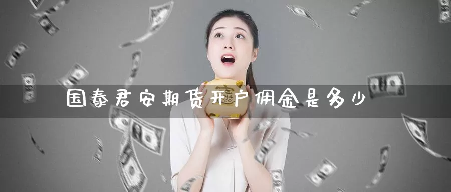 期货开户佣金是多少