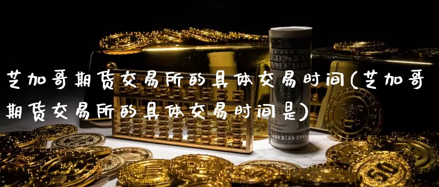 芝加哥期货交易所的具体交易时间(芝加哥期货交易所的具体交易时间是)