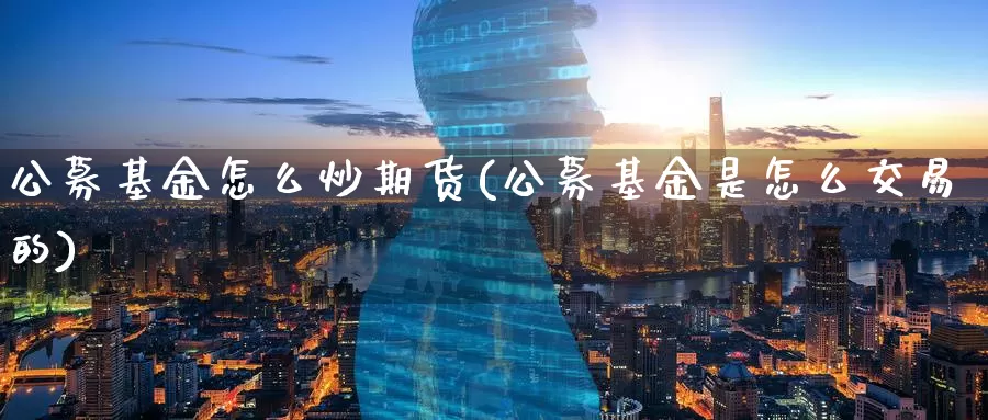 公募基金怎么炒期货(公募基金是怎么交易的)