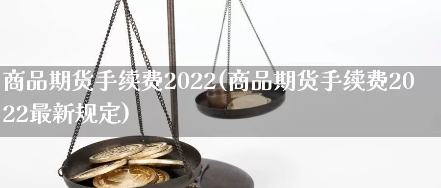 商品期货手续费2022(商品期货手续费2022最新规定)