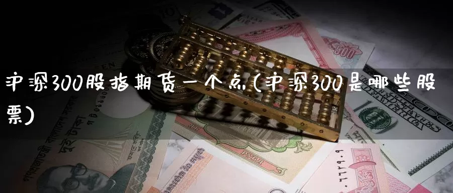 沪深300股指期货一个点(沪深300是哪些股票)