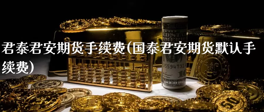 君泰君安期货手续费(期货默认手续费)