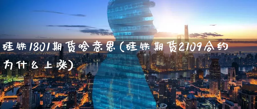 硅铁1801期货啥意思(硅铁期货2109合约为什么上涨)