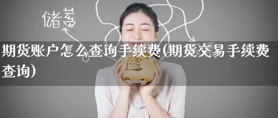 期货账户怎么查询手续费(期货交易手续费查询)
