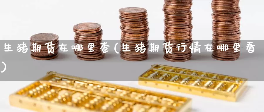 生猪期货在哪里查(生猪期货行情在哪里看)