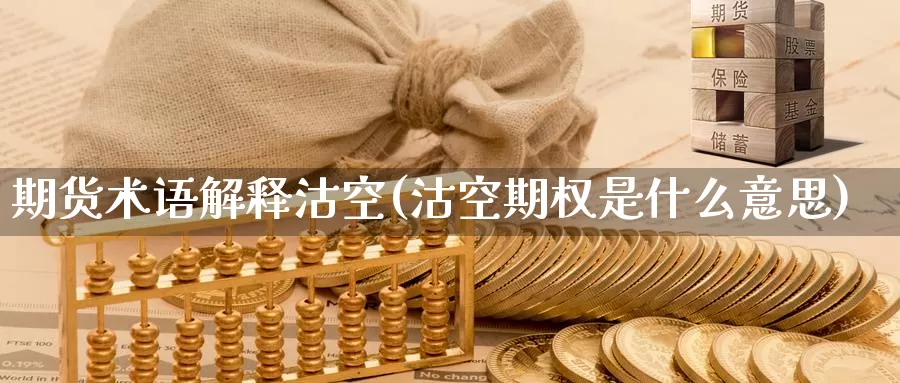期货术语解释沽空(沽空期权是什么意思)