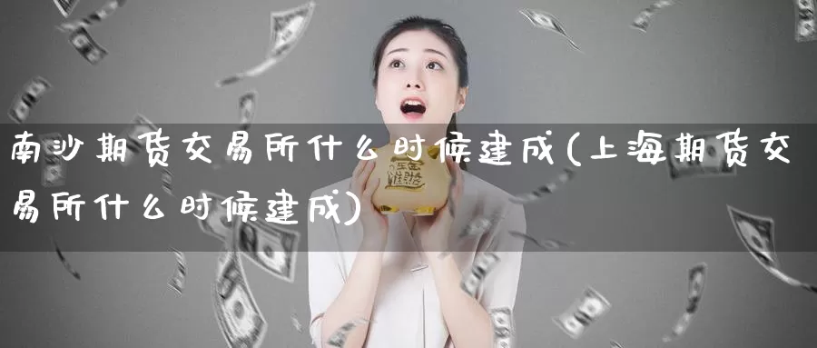南沙期货交易所什么时候建成(上海期货交易所什么时候建成)