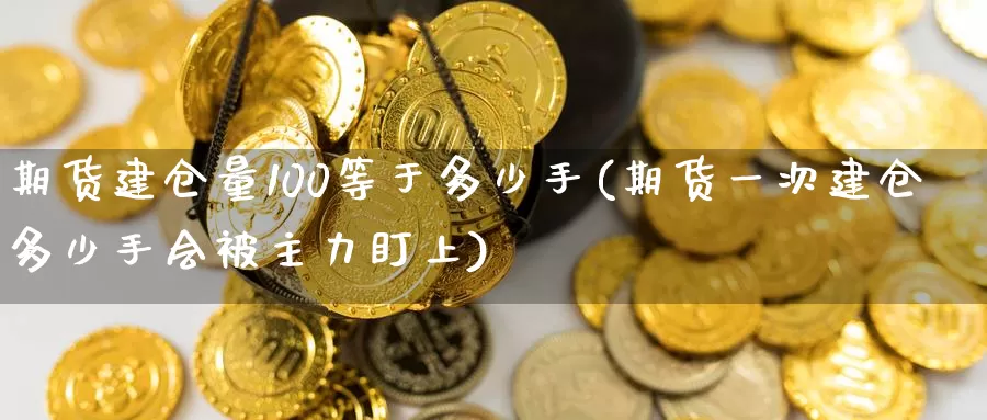 期货建仓量100等于多少手(期货一次建仓多少手会被主力盯上)