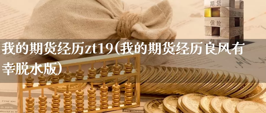 我的期货经历zt19(我的期货经历良风有幸脱水版)