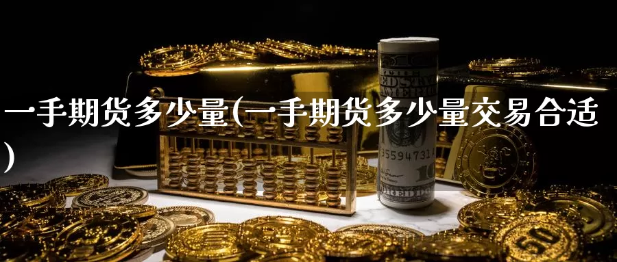 一手期货多少量(一手期货多少量交易合适)