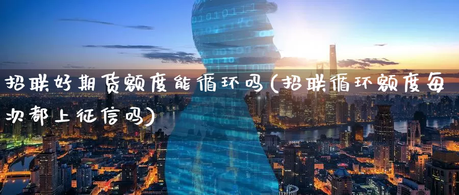 招联好期货额度能循环吗(招联循环额度每次都上征信吗)