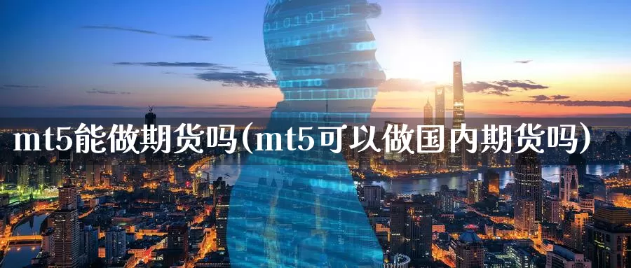 mt5能做期货吗(mt5可以做国内期货吗)