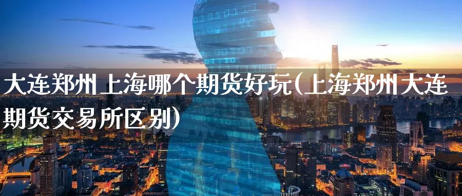 大连郑州上海哪个期货好玩(上海郑州大连期货交易所区别)