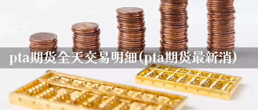 pta期货全天交易明细(pta期货最新消)