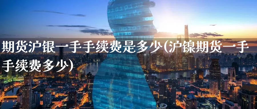 期货沪银一手手续费是多少(沪镍期货一手手续费多少)