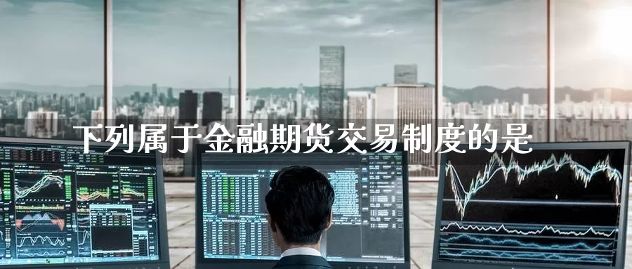 下列属于金融期货交易制度的是