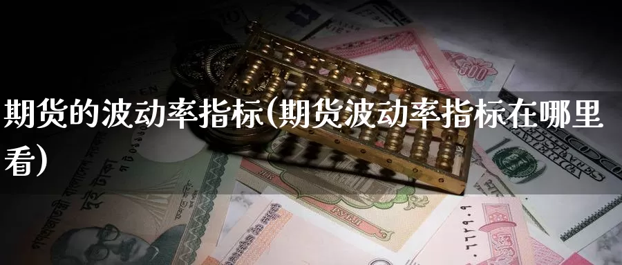 期货的波动率指标(期货波动率指标在哪里看)