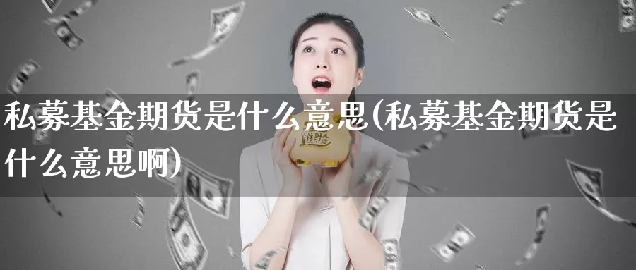 私募基金期货是什么意思(私募基金期货是什么意思啊)