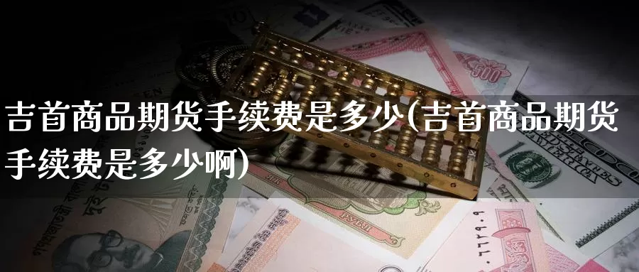 吉首商品期货手续费是多少(吉首商品期货手续费是多少啊)