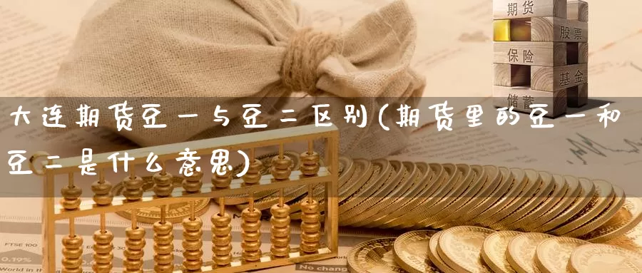 大连期货豆一与豆二区别(期货里的豆一和豆二是什么意思)