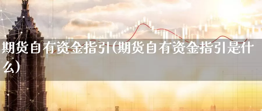 期货自有资金指引(期货自有资金指引是什么)