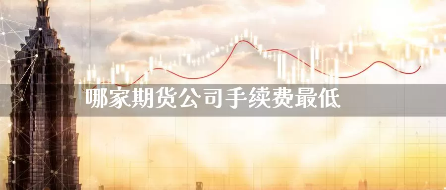 哪家期货公司手续费最低