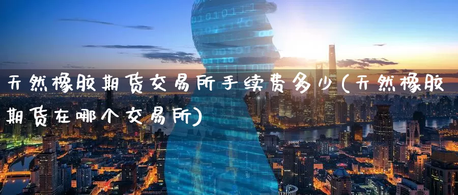 天然橡胶期货交易所手续费多少(天然橡胶期货在哪个交易所)