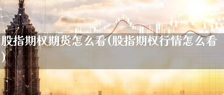股指期权期货怎么看(股指期权行情怎么看)
